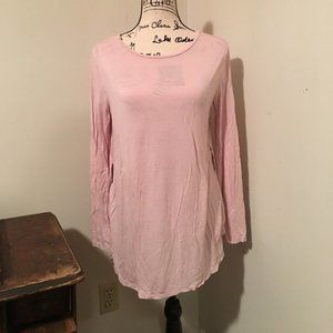 Old Navy Long Sleeve Pink Top Size M